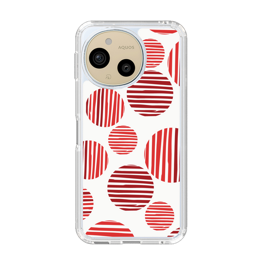 Slim Protection Case［ Nordic Dot - Red ］