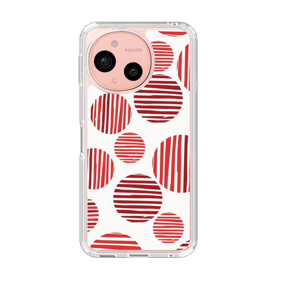 Slim Protection Case［ Nordic Dot - Red ］