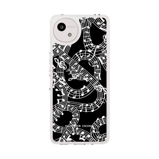 Slim Protection Case［ NUMBER (N)INE - All-Over Musical Notes Pattern ］