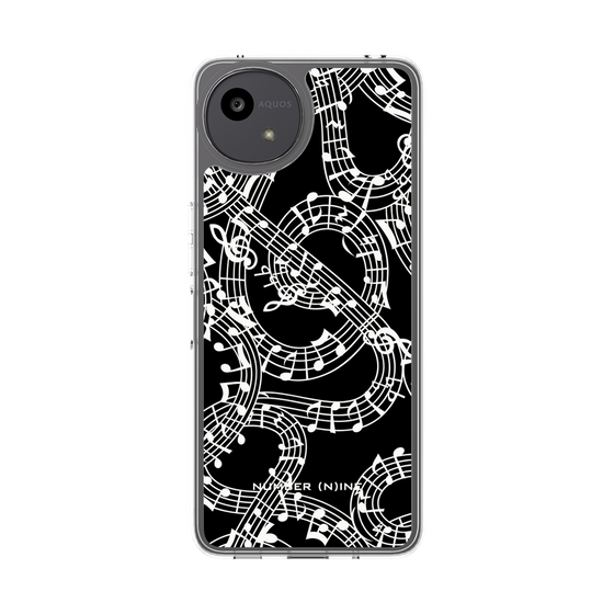 Slim Protection Case［ NUMBER (N)INE - All-Over Musical Notes Pattern ］