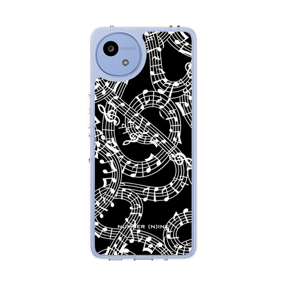 Slim Protection Case［ NUMBER (N)INE - All-Over Musical Notes Pattern ］