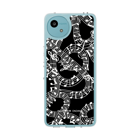 Slim Protection Case［ NUMBER (N)INE - All-Over Musical Notes Pattern ］