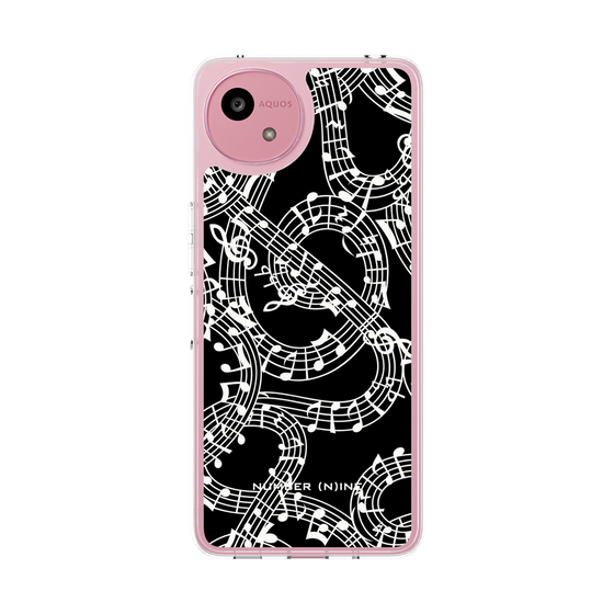 Slim Protection Case［ NUMBER (N)INE - All-Over Musical Notes Pattern ］