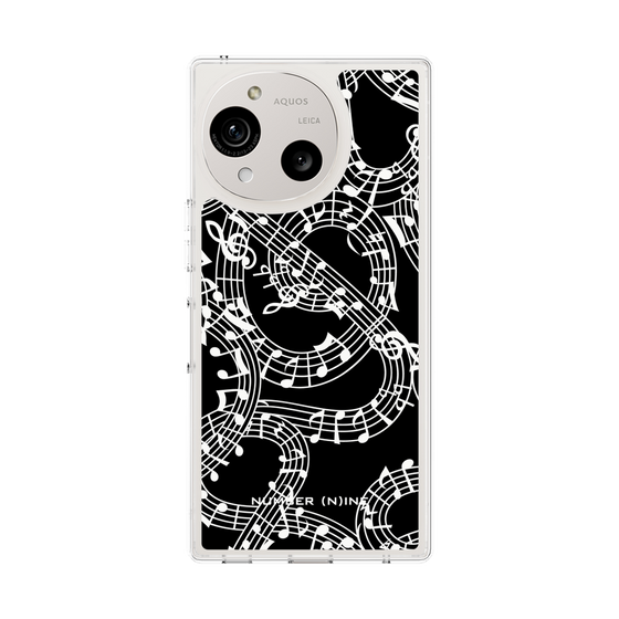 Slim Protection Case［ NUMBER (N)INE - All-Over Musical Notes Pattern ］