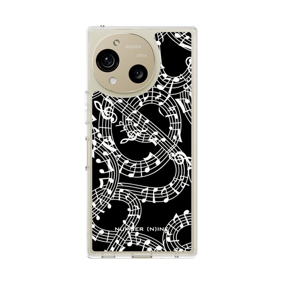 Slim Protection Case［ NUMBER (N)INE - All-Over Musical Notes Pattern ］