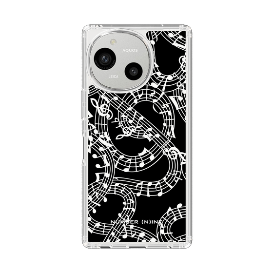 Slim Protection Case［ NUMBER (N)INE - All-Over Musical Notes Pattern ］