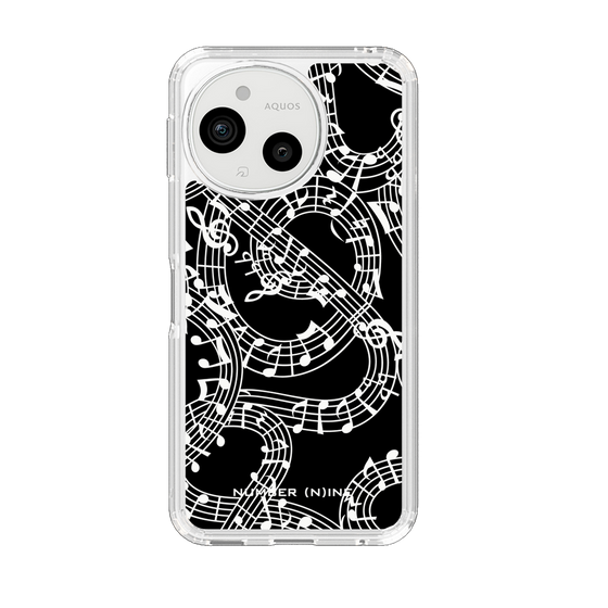Slim Protection Case［ NUMBER (N)INE - All-Over Musical Notes Pattern ］