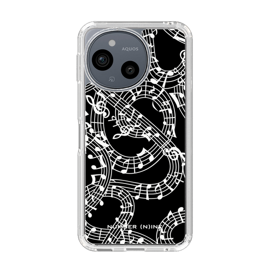 Slim Protection Case［ NUMBER (N)INE - All-Over Musical Notes Pattern ］