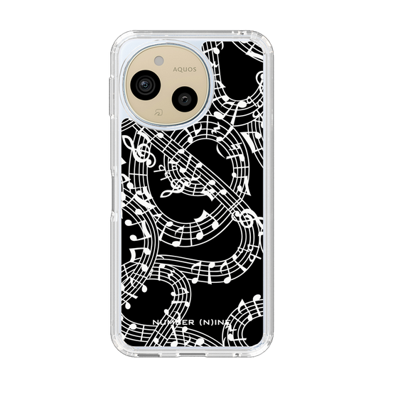 Slim Protection Case［ NUMBER (N)INE - All-Over Musical Notes Pattern ］