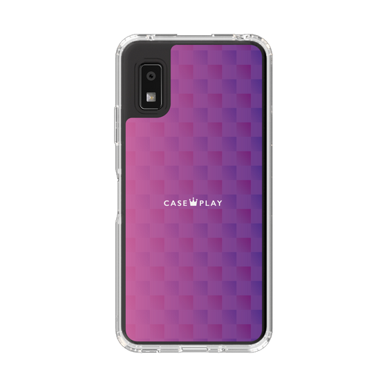 Slim Protection Case［ CASEPLAY Check - Purple ］