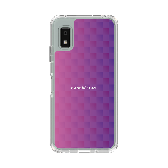 Slim Protection Case［ CASEPLAY Check - Purple ］