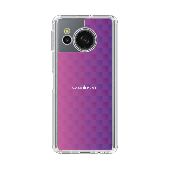 Slim Protection Case［ CASEPLAY Check - Purple ］