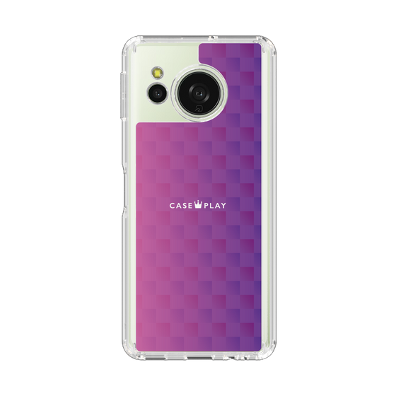 Slim Protection Case［ CASEPLAY Check - Purple ］