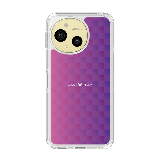 Slim Protection Case［ CASEPLAY Check - Purple ］