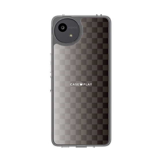 Slim Protection Case［ CASEPLAY Check - Black ］