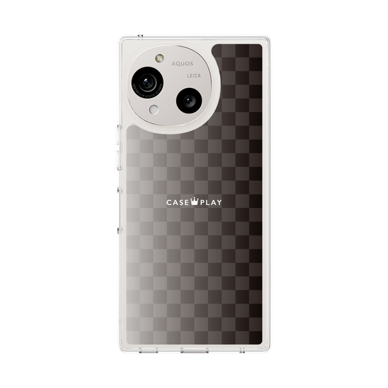 Slim Protection Case［ CASEPLAY Check - Black ］