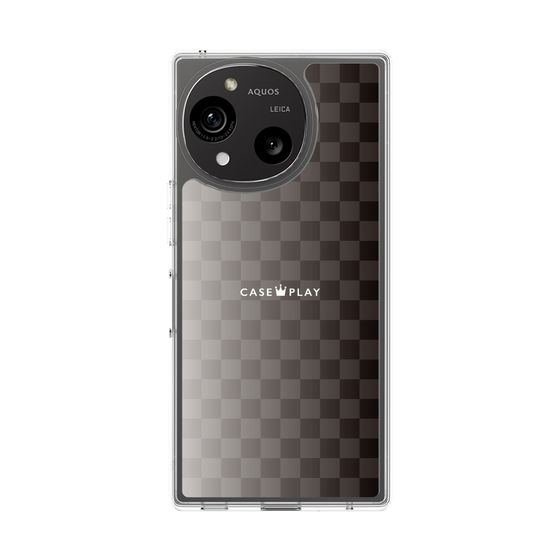 Slim Protection Case［ CASEPLAY Check - Black ］