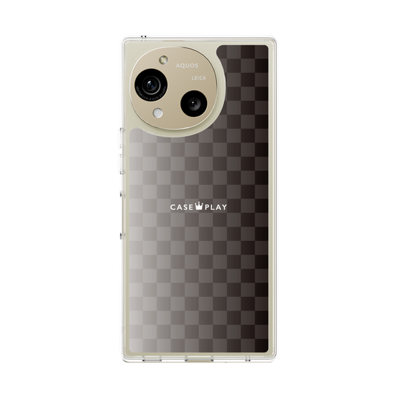 Slim Protection Case［ CASEPLAY Check - Black ］