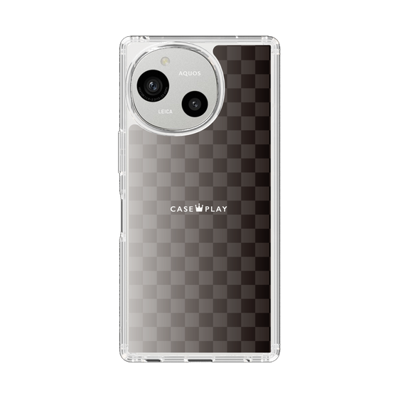 Slim Protection Case［ CASEPLAY Check - Black ］