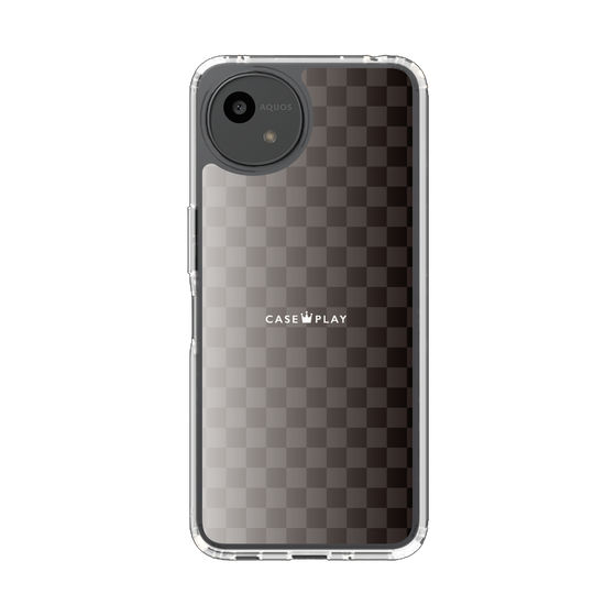 Slim Protection Case［ CASEPLAY Check - Black ］
