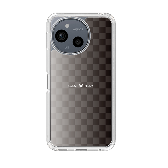 Slim Protection Case［ CASEPLAY Check - Black ］