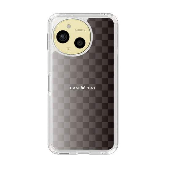 Slim Protection Case［ CASEPLAY Check - Black ］