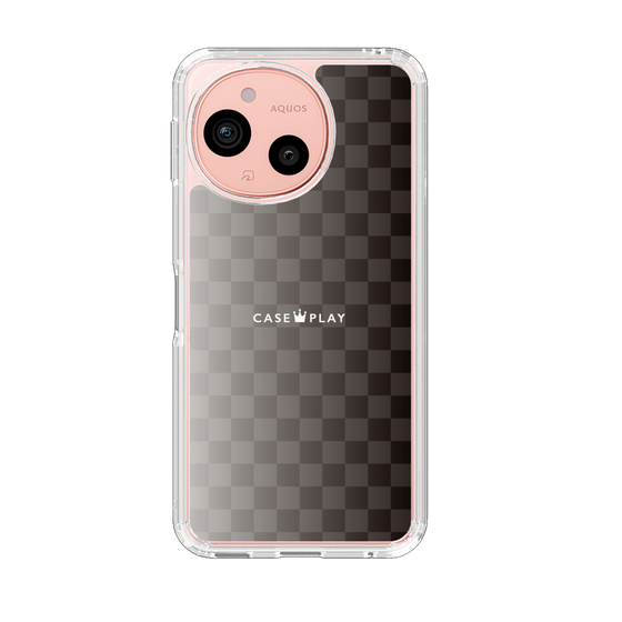 Slim Protection Case［ CASEPLAY Check - Black ］