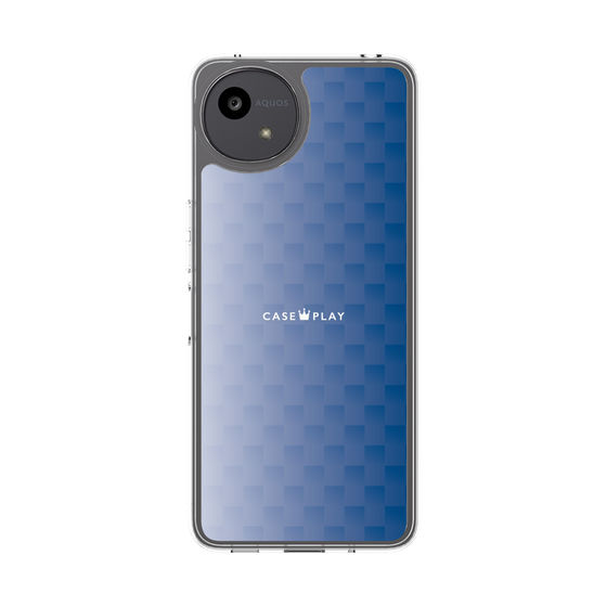 Slim Protection Case［ CASEPLAY Check - Blue ］