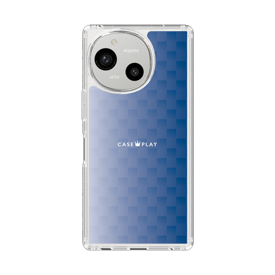 Slim Protection Case［ CASEPLAY Check - Blue ］