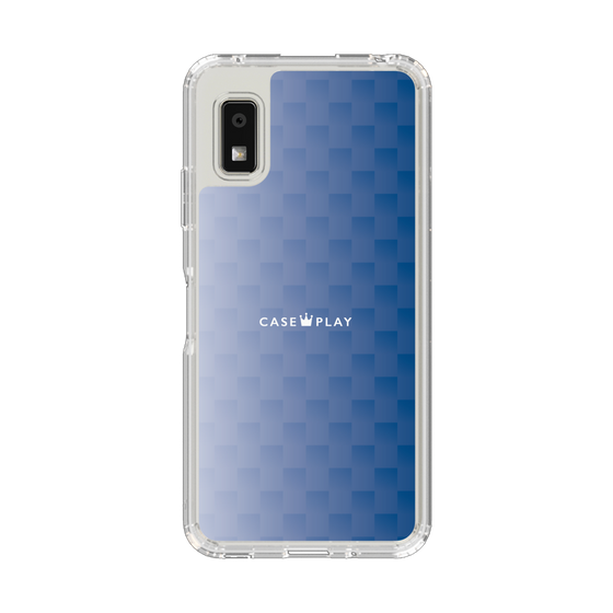 Slim Protection Case［ CASEPLAY Check - Blue ］