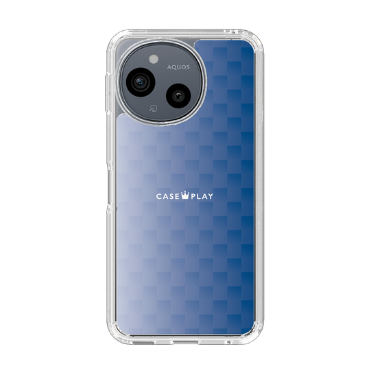 Slim Protection Case［ CASEPLAY Check - Blue ］