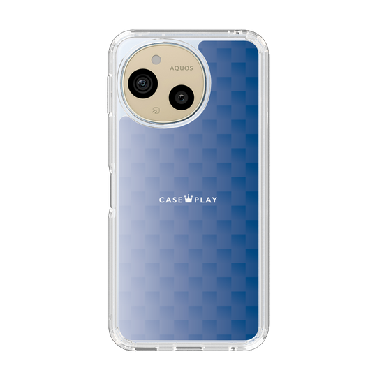 Slim Protection Case［ CASEPLAY Check - Blue ］