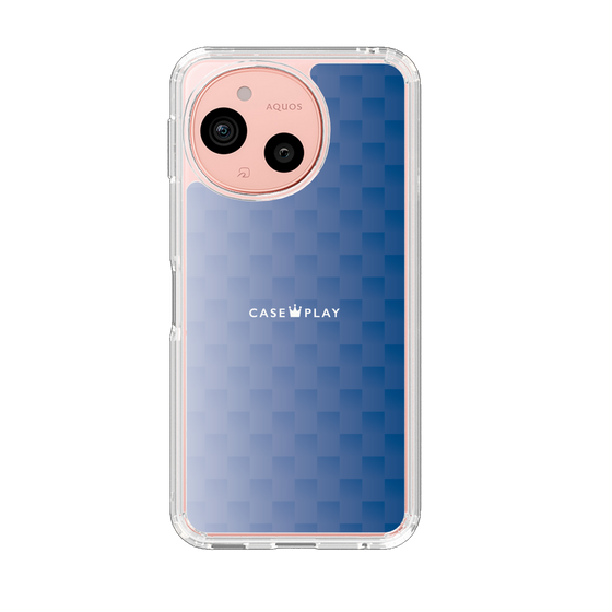 Slim Protection Case［ CASEPLAY Check - Blue ］