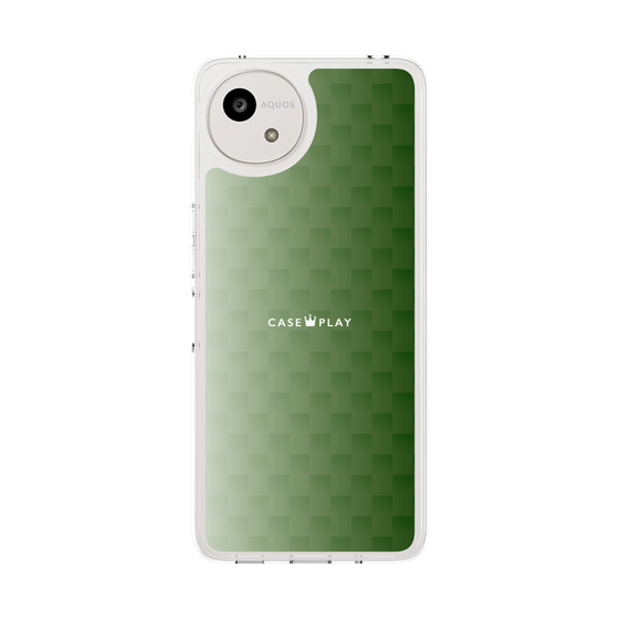 Slim Protection Case［ CASEPLAY Check - Green ］
