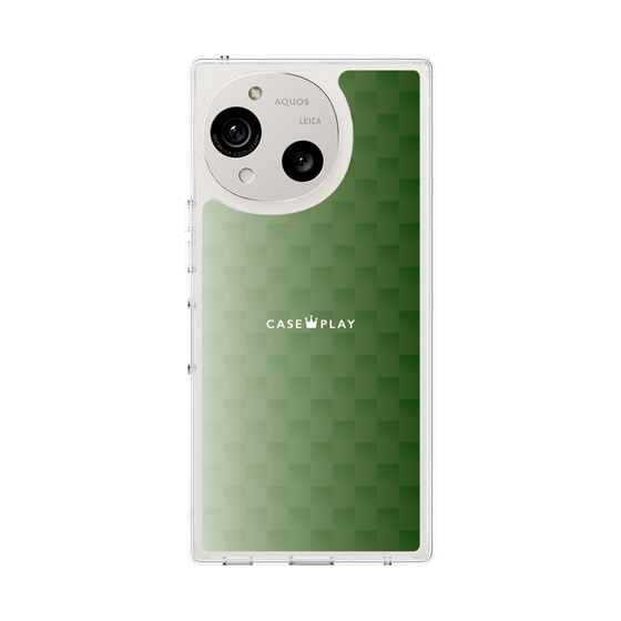 Slim Protection Case［ CASEPLAY Check - Green ］