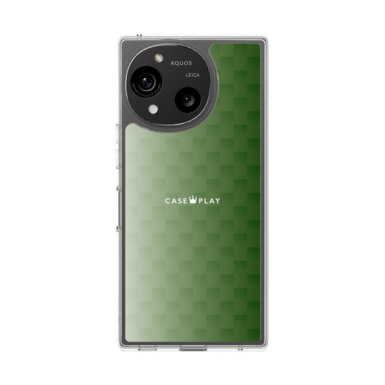 Slim Protection Case［ CASEPLAY Check - Green ］