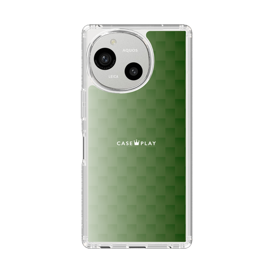Slim Protection Case［ CASEPLAY Check - Green ］