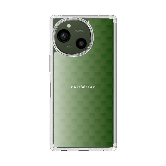 Slim Protection Case［ CASEPLAY Check - Green ］