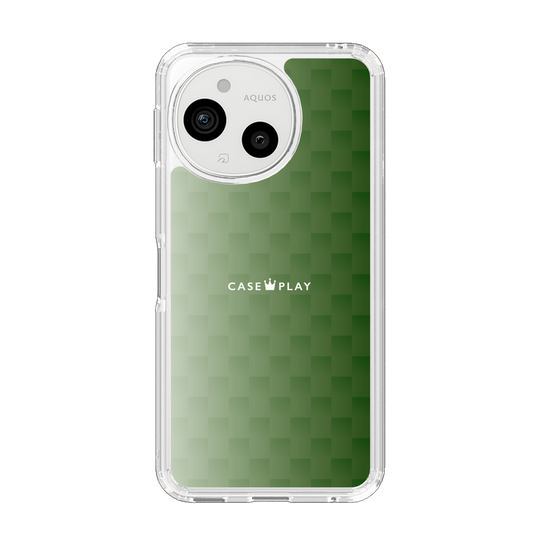 Slim Protection Case［ CASEPLAY Check - Green ］