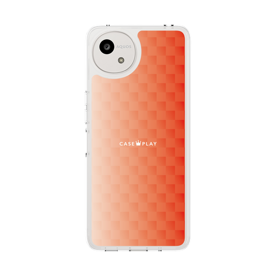 Slim Protection Case［ CASEPLAY Check - Orange ］