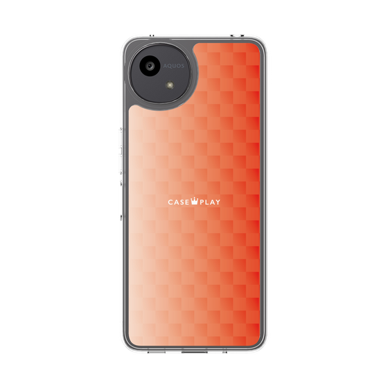 Slim Protection Case［ CASEPLAY Check - Orange ］