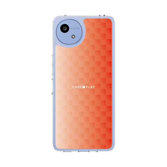 Slim Protection Case［ CASEPLAY Check - Orange ］