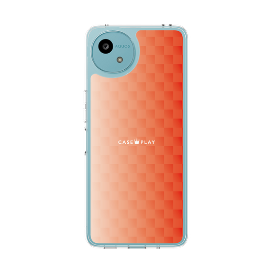 Slim Protection Case［ CASEPLAY Check - Orange ］