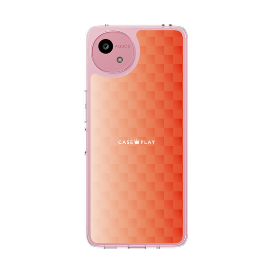 Slim Protection Case［ CASEPLAY Check - Orange ］
