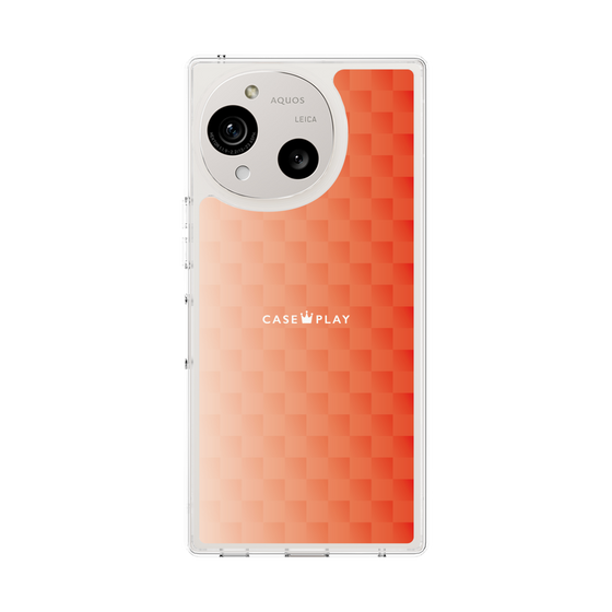 Slim Protection Case［ CASEPLAY Check - Orange ］