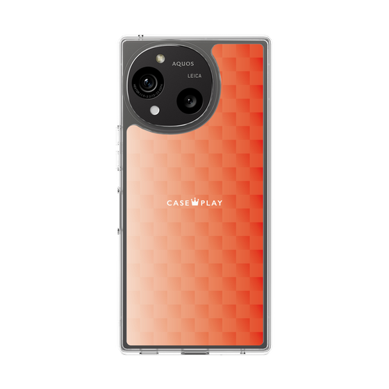 Slim Protection Case［ CASEPLAY Check - Orange ］