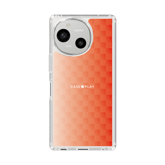 Slim Protection Case［ CASEPLAY Check - Orange ］