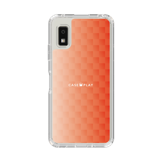 Slim Protection Case［ CASEPLAY Check - Orange ］
