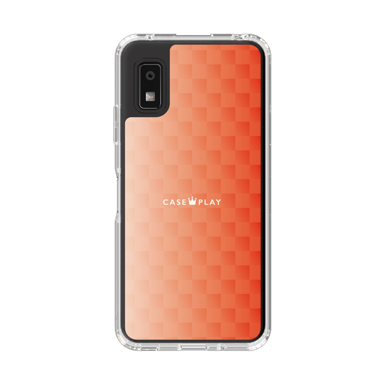 Slim Protection Case［ CASEPLAY Check - Orange ］