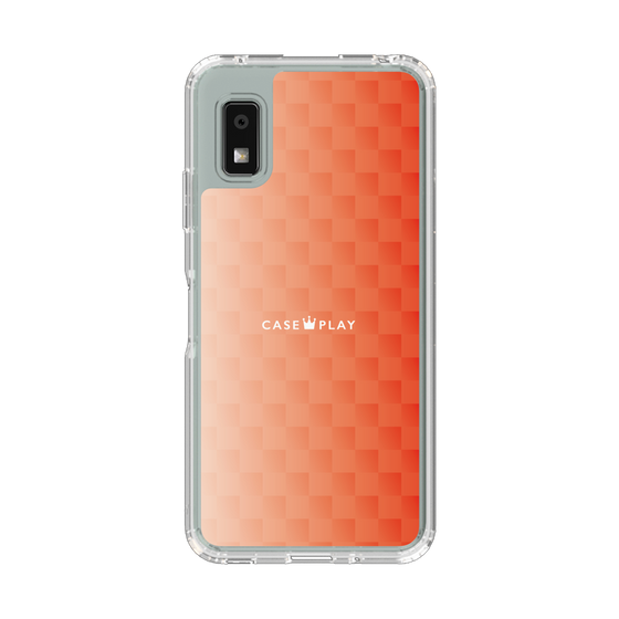 Slim Protection Case［ CASEPLAY Check - Orange ］
